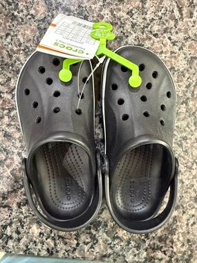 CROCS Kids Classic Clog - Black with White Trim
